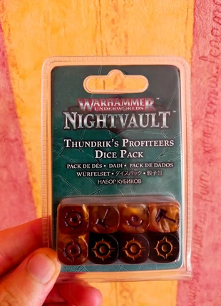 Warhammer Nightvault Thundrik's Profiteers Dice Pack - collector OOP sous blister, brand: Warhammer, condition: Very good, €16.00, €17.50 includes Buyer Protection