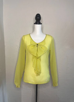 Blouse transparente • Taille 38, merk: 3 Suisses, staat: Heel goed, maat: M / 38 / 10, € 5,00, € 5,95 inclusief Kopersbescherming