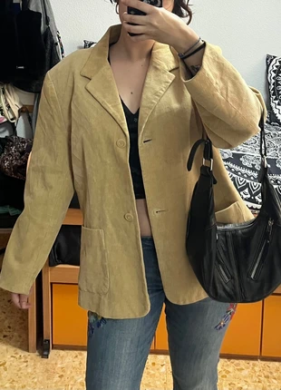 Americana abrigo beige pana Vintage, brand: Vintage Dressing, condition: Very good, size: L / 40 / 12, €30.00, €32.20 includes Buyer Protection