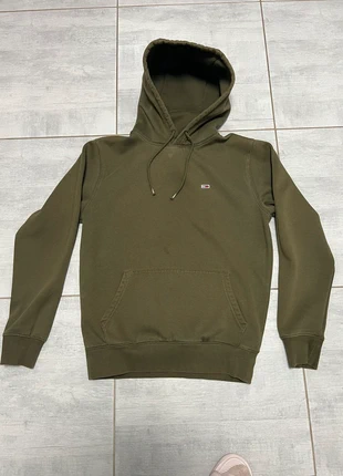 Sweat à capuche Tommy Jeans vert kaki – Homme, Taille S, marca: Tommy Jeans, estado: Muito bom, tamanho: S, €15.00, €16.45 inclui Proteção do Comprador