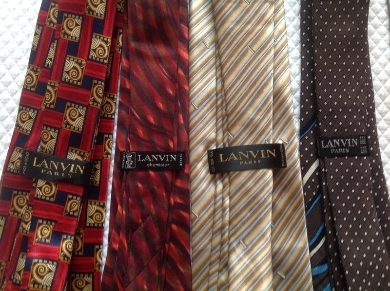 Cravates pur soie. 2