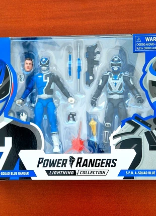 Power Rangers Lightning Collection S.P.D. B-Squad blue Ranger, S.P.D. A-Squad blue Ranger, brand: Hasbro, condition: Very good, size: M, €49.90, €53.10 includes Buyer Protection