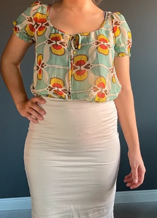 Cremefarbener Bleistiftrock - Atmosphere, merk: Atmosphere, staat: Goed, maat: S / 36 / 8, € 15,00, € 16,45 inclusief Kopersbescherming