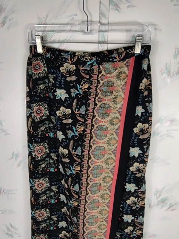 Monteau Blue Floral Maxi Skirt 2