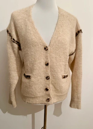 🐆 Senes Cardigan beige Leoprint Einheitsgröße, brand: Senes, condizioni: Nuovo senza cartellino, taglia: Taglia unica, €20.00, €21.70 include la Protezione acquisti