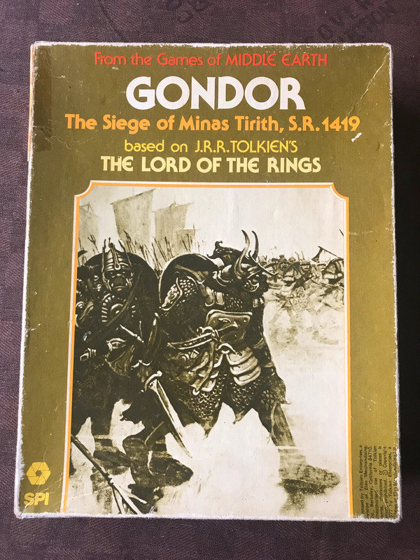 Gondor board game - Boxed - SPI - 1977 - The Lord of the Rings 1