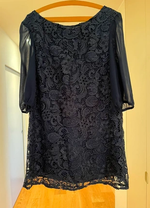 Vestito in pizzo blu navy elegante, merk: Darling, staat: Heel goed, maat: M / 38 / 10, € 12,00, € 13,30 inclusief Kopersbescherming