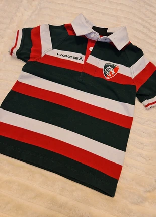 Polo leicester tigers rugby, marque: Kooga, état: Bon état, taille: 6 ans / 116 cm, 5,00 €, 5,95 € Protection acheteurs incluse