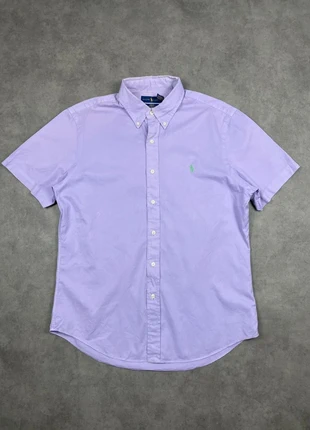 Chemise Ralph Lauren à manches courtes couleur unis violet taille L homme, marque: Ralph Lauren, état: Très bon état, taille: L, 14,99 €, 16,44 € Protection acheteurs incluse