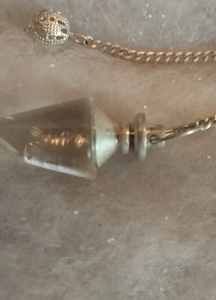 pendule conique en cristal de roche, marque: Inconnu, état: Neuf sans étiquette, 14,00 €, 15,40 € Protection acheteurs incluse