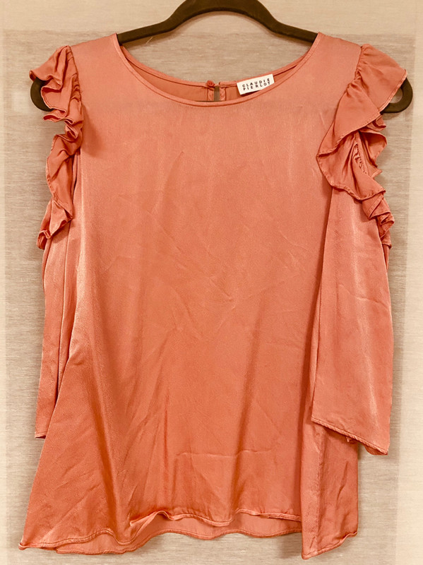 Blusa satinada rosa Claudie Pierlot Vinted