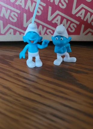 2 smurfen, merk: The Smurfs, staat: Heel goed, maat: XS, € 1,50, € 2,28 inclusief Kopersbescherming
