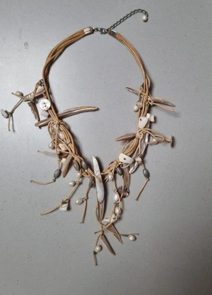 Collier perles et nacre et cordes, état: Très bon état, 6,00 €, 7,00 € Protection acheteurs incluse