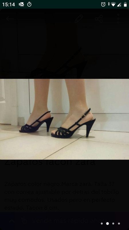 Zapatos negros Zara Vinted