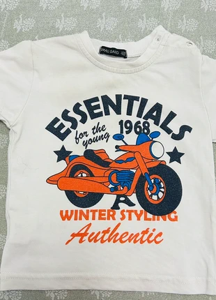T-shirt motocicletta Small Gang 74cm, marke: Small Gang, zustand: Gut, größe: 9-12 Monate / 74, 1,00 €, 1,75 € inklusive Vinted-Käuferschutz