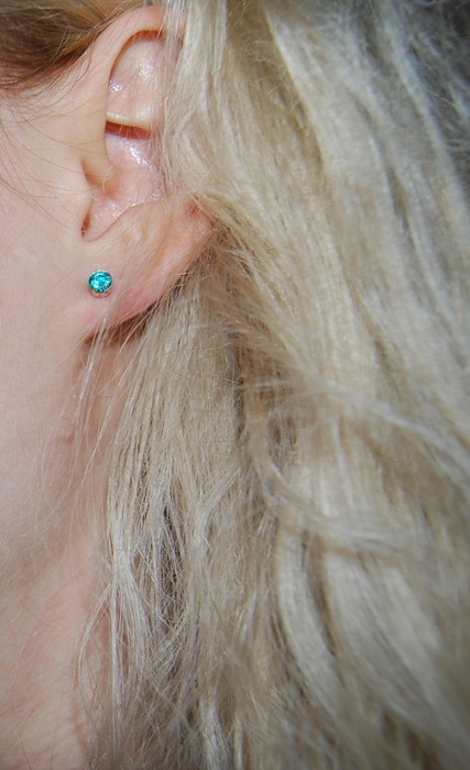 Boucles d'oreilles diamant couleurs 2