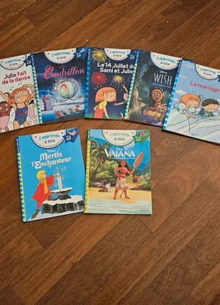 Lot de 7 livres j'apprends à lire, Vaïana, Wish, état: Très bon état, 12,00 €, 13,30 € Protection acheteurs incluse