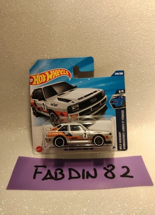 Hot wheels 84 Audi sport quattro TH, brand: Hot Wheels, condizioni: Nuovo con cartellino, taglia: Prematuri, fino a 44 cm, €3.50, €4.38 include la Protezione acquisti