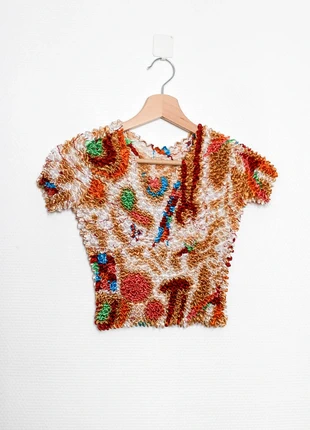 Popcorn baby tee, marque: Vintage, état: Très bon état, taille: XS / 34 / 6, 12,00 €, 13,30 € Protection acheteurs (Pro) incluse