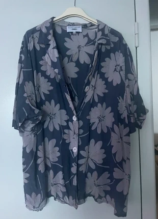 Chemise manche courte à fleur vintage, brand: Fleur, condizioni: Buone, taglia: M / IT 42 / EU 38, €8.00, €9.10 include la Protezione acquisti