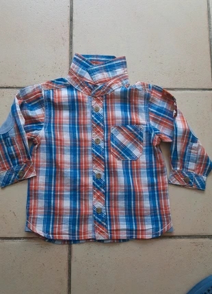 Chemise 12 mois Kimbaloo, merk: Kimbaloo, staat: Heel goed, maat: 12-18 maanden / 80 cm, € 1,00, € 1,75 inclusief Kopersbescherming
