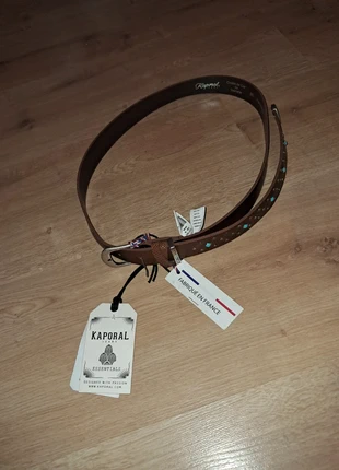 Ceinture Kaporal CUIR neuve, merk: Kaporal, staat: Nieuw met prijskaartje, maat: 80 cm, € 10,00, € 11,20 inclusief Kopersbescherming