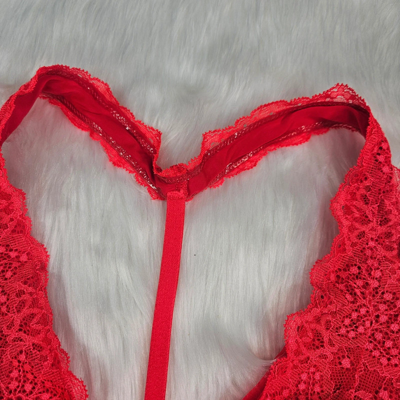 Victoria's Secret PINK Red Lace Bralette 4