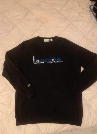 Ne pas acheter! Erreur prix! 17€ Sweat Lacoste noir 90% coton, marque: Lacoste, état: Très bon état, taille: S, 1,00 €, 1,75 € Protection acheteurs incluse
