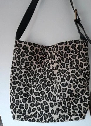 Leoparda Pattern canvas shoulder/tote bag, condition: Very good, £9.50, £10.68 includes Buyer Protection