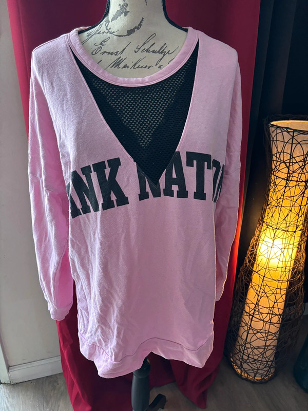 Pink nation sweater 1