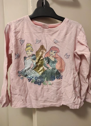 T-shirt fille 104  / 110 cm, merk: Disney, staat: Veelgebruikt, maat: 4 jaar / 104 cm, € 1,00, € 1,75 inclusief Kopersbescherming