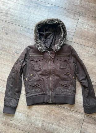 Manteau bomber avec capuche vintage, marque: y2k, état: Très bon état, taille: M / 38 / 10, 80,00 €, 84,70 € Protection acheteurs (Pro) incluse