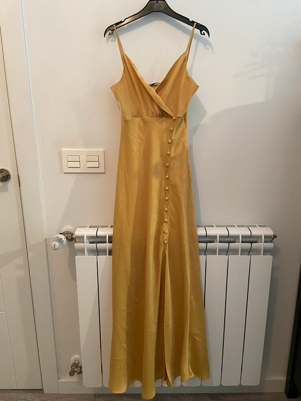 Vestido zara amarillo 2