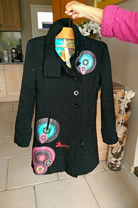 vinted manteau desigual