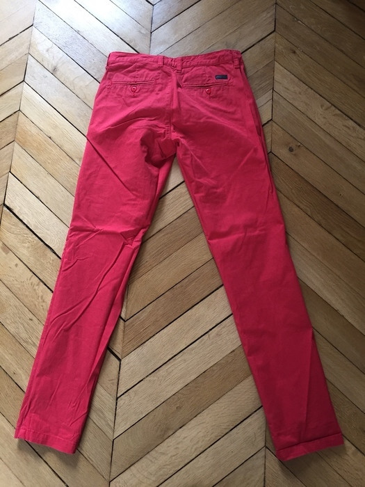 carhartt pantalon t28 rouge  3