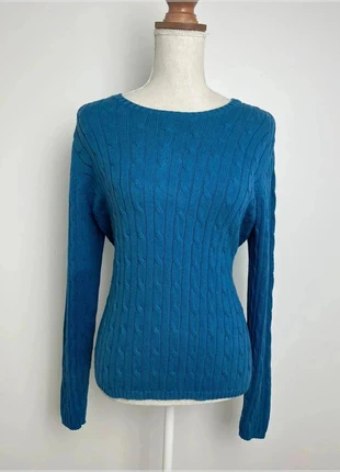 Pull sweat col rond en maille st john's bay bleu pour femme taille L #CS2, marke: St. John's Bay, zustand: Sehr gut, größe: L / 40 / 12, 12,00 €, 13,30 € inklusive Vinted-Käuferschutz