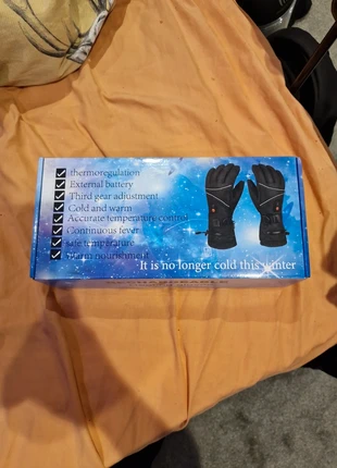 Rechargeable heatable biker gloves, brand: unknown, condition: New without tags, £11.99, £13.29 includes Buyer Protection