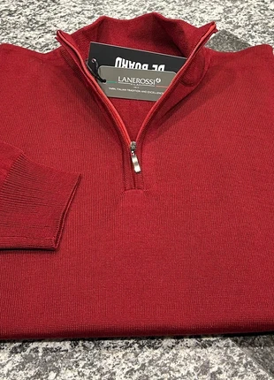 Pullover mezza zip merino, marque: Uomo, état: Très bon état, taille: M, 30,00 €, 32,20 € Protection acheteurs incluse
