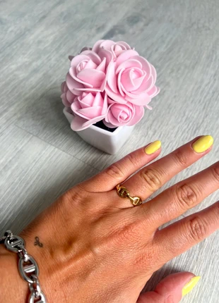 Bague dorée à maille marine, merk: Tendance, staat: Heel goed, maat: Aanpasbaar, € 12,00, € 13,30 inclusief Kopersbescherming Pro