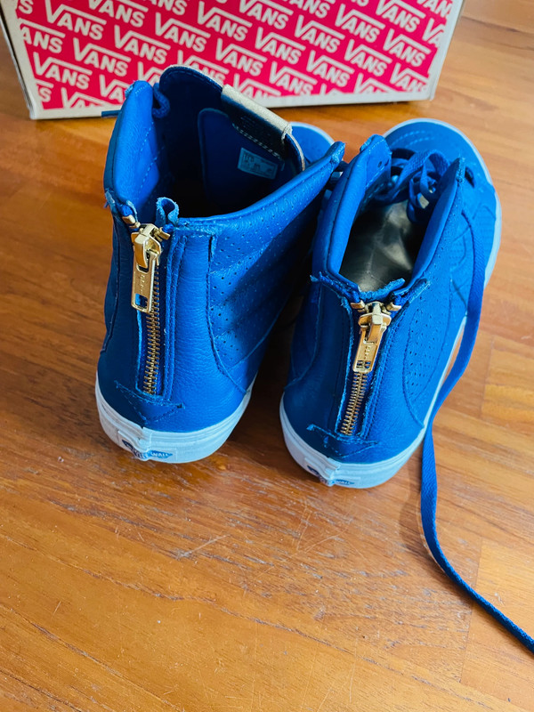 Vans clearance blue gold