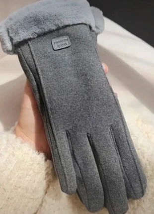 Gants gris chauds hiver femme, imperméables et antidérapants - Neufs, condition: New with tags, size: One size, €10.00, €11.20 includes Buyer Protection