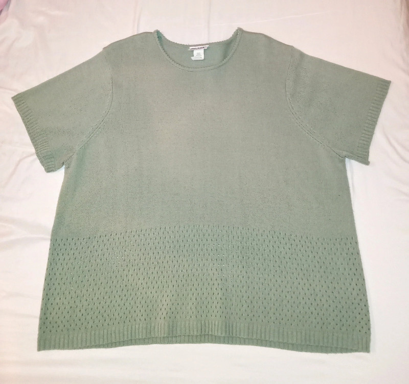 Blair Khaki Knit Top 1