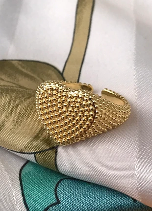 Bague cœur , marke: charme bijoux, zustand: Sehr gut, größe: Größenverstellbar, 9,00 €, 10,15 € beinhaltet Vinted-Käuferschutz Pro