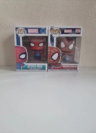 Christmas spiderman pop heads, brand: Funko Pop, condition: Very good, size: One size, £10.00, £11.10 includes Buyer Protection