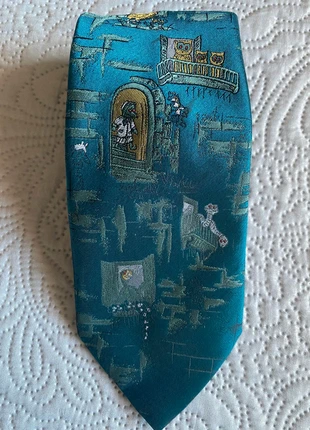 Cravatta vintage con fantasia ricamata, merk: nessuno, staat: Heel goed, € 5,40, € 6,37 inclusief Kopersbescherming