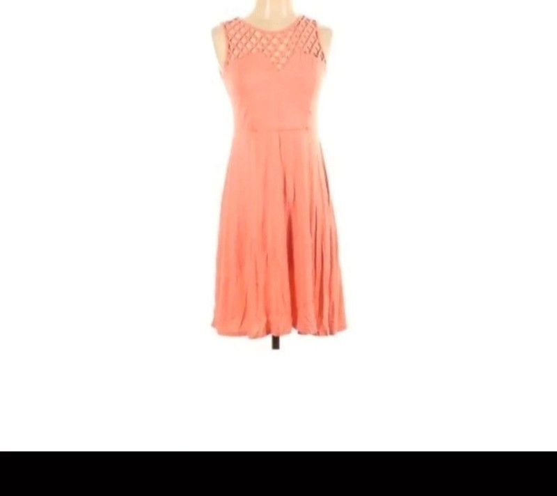 Neesha Size Sm - Med Casual Dress color coral 2