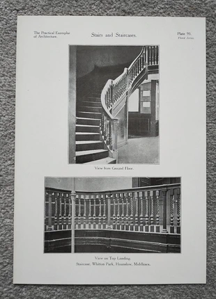 Views of whitton park, hounslow, middlesex - antique print - 1928, brand: NO LABEL, condition: Good, £8.99, £10.14 includes Buyer Protection Pro