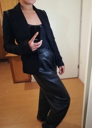 Blazer with vegan leather detailing , merk: Mexx, staat: Nieuw zonder prijskaartje, maat: M / 38 / 10, € 7,50, € 8,58 inclusief Kopersbescherming