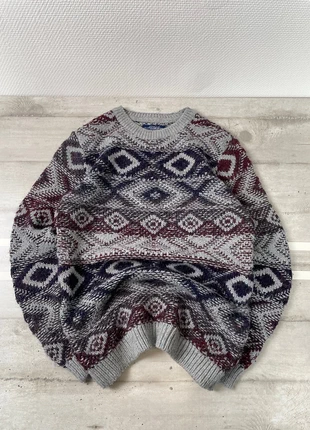 Pull d’hiber homme vintage y2k taille S couleur gris à motifs coloriées 5% laine, marca: Vintage Dressing, estado: Muy bueno, tamaño: S, 19,99 €, 21,69 € Protección al comprador Pro incluida