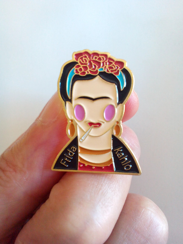 Frida Kahlo Enamel Metal Pin Alfinete de Metal Esmaltado | Vinted